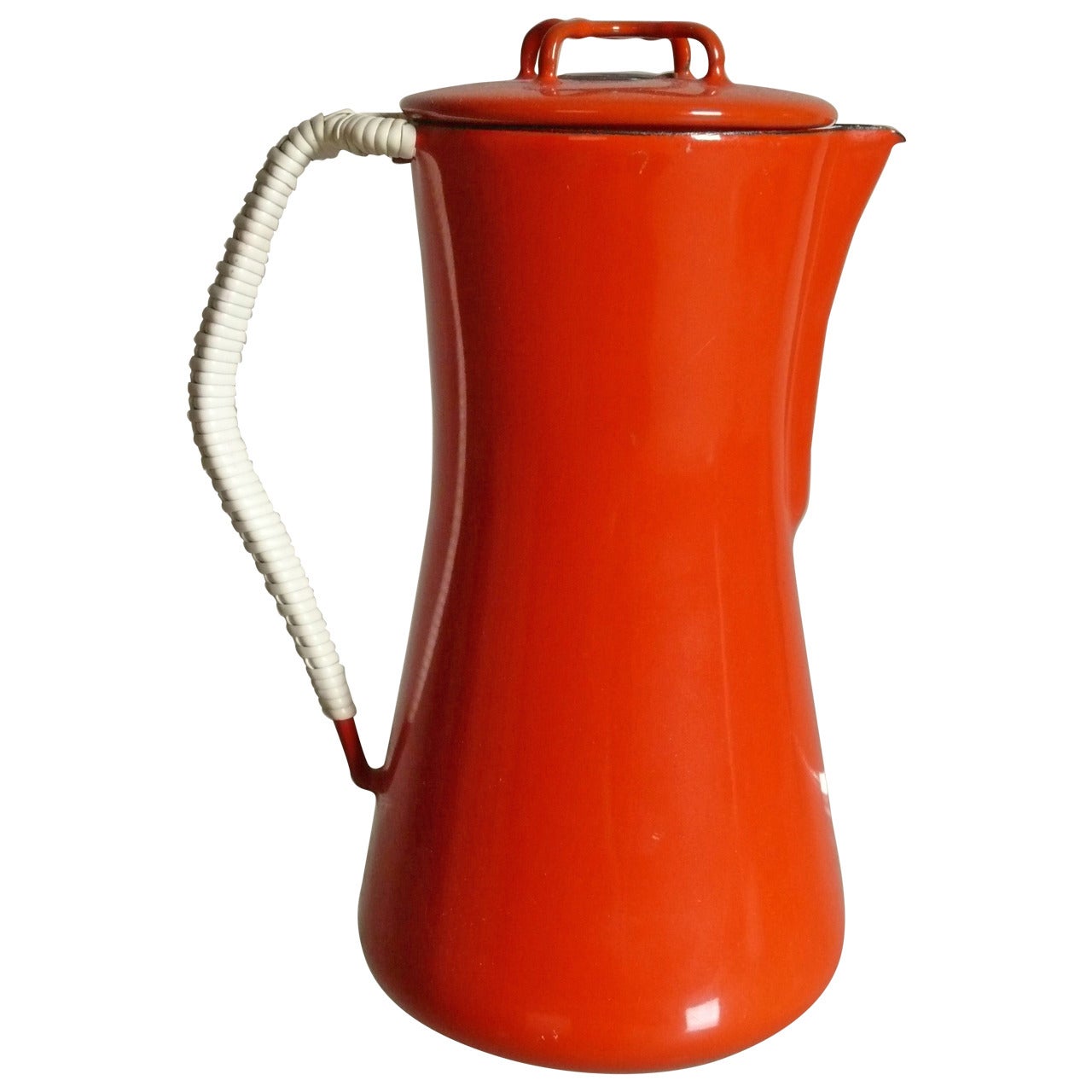 Rare Dansk Kobenstyle Enamelware Percolator by Jens Quistgaard