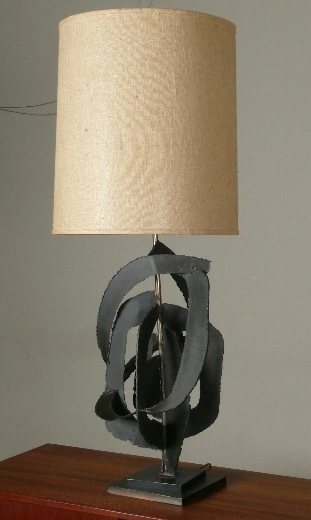 Mid-Century Modern Sculptural Table Lamp by Harry Balmer for Laurel