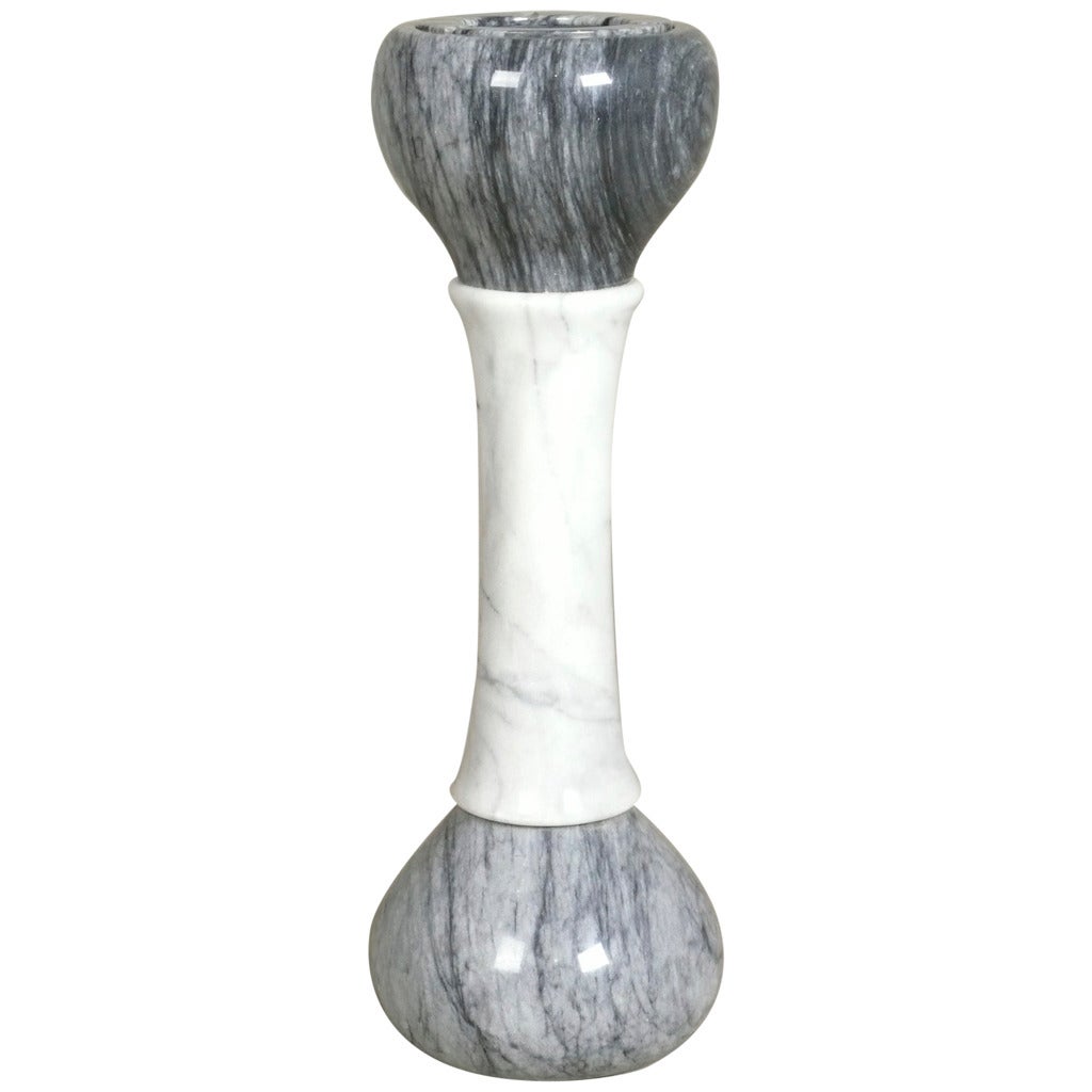 Marble Ashtray Stand by Angelo Mangiarotti for Knoll  For Sale