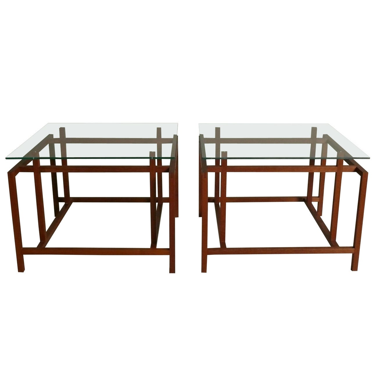 Pair of Teak Side Tables by Henning Norgaard for Komfort - SALE $1400