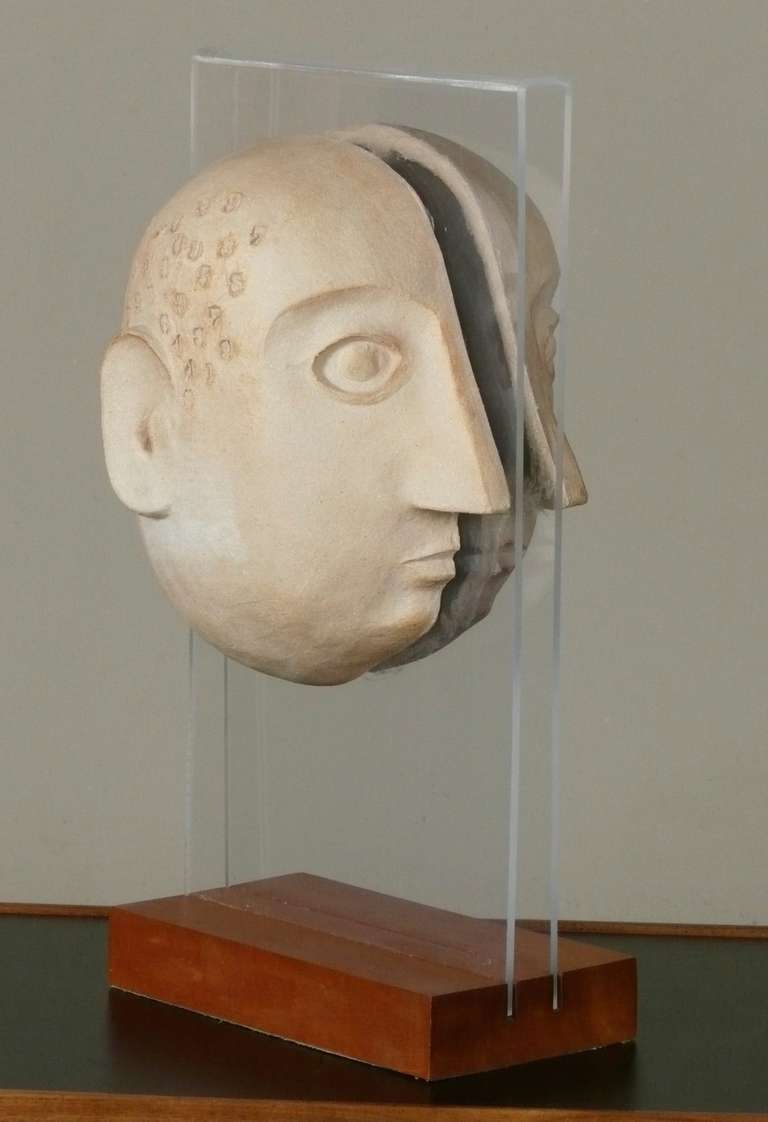 Mid-Century Modern David Gil Sculpture For Bennington Pottery For Sale