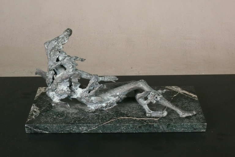 Vintage Female Form Bronze Sculpture 2