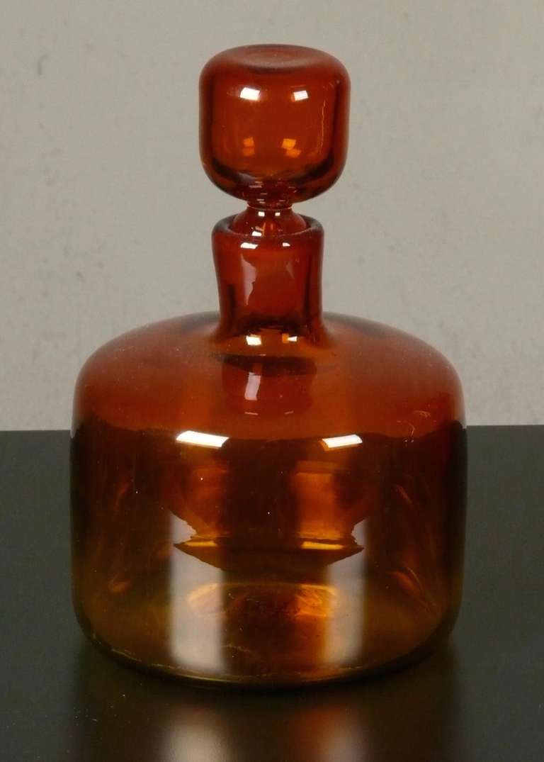 Mid-20th Century Collection of Wayne Husted Designed Vases and Decanters for Blenko