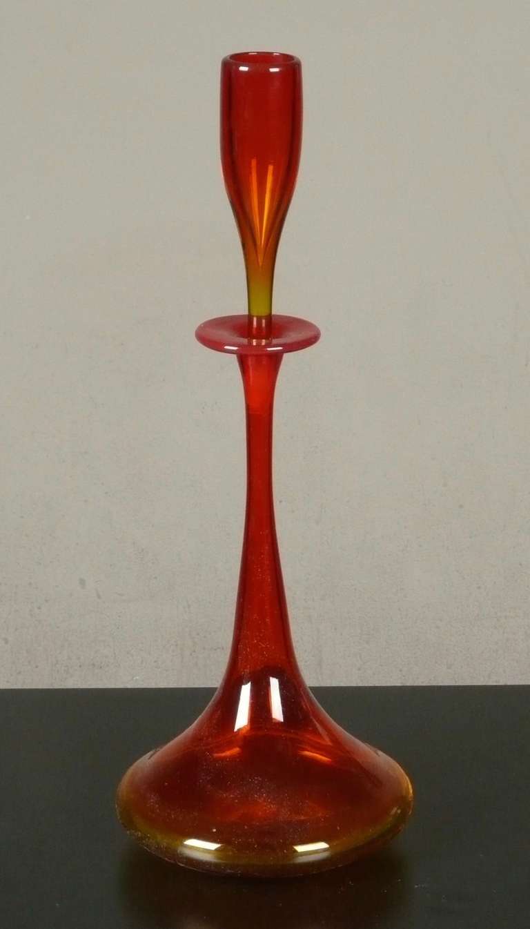 Collection of Wayne Husted Designed Vases and Decanters for Blenko 2