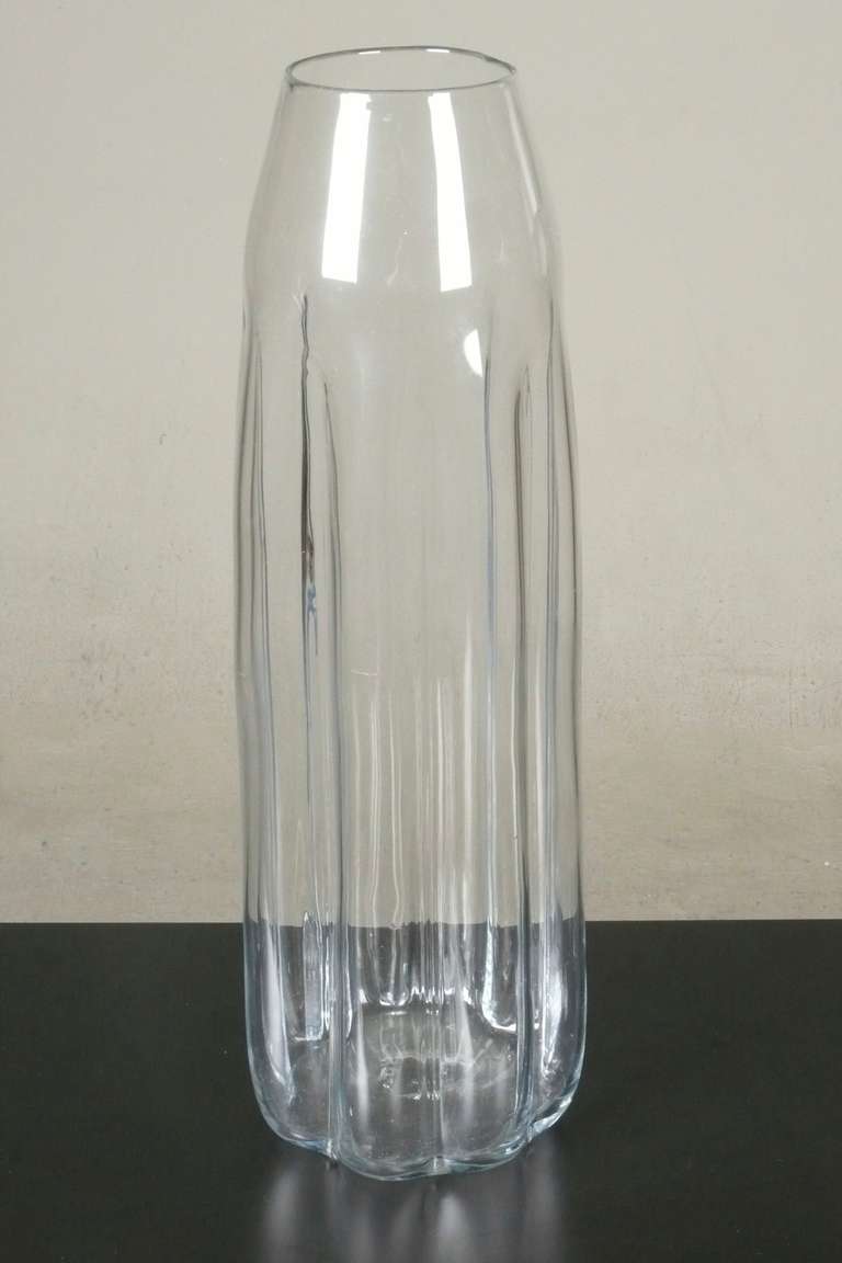 Blenko Floor Vase By Don Shepherd In Excellent Condition In Atlanta, GA