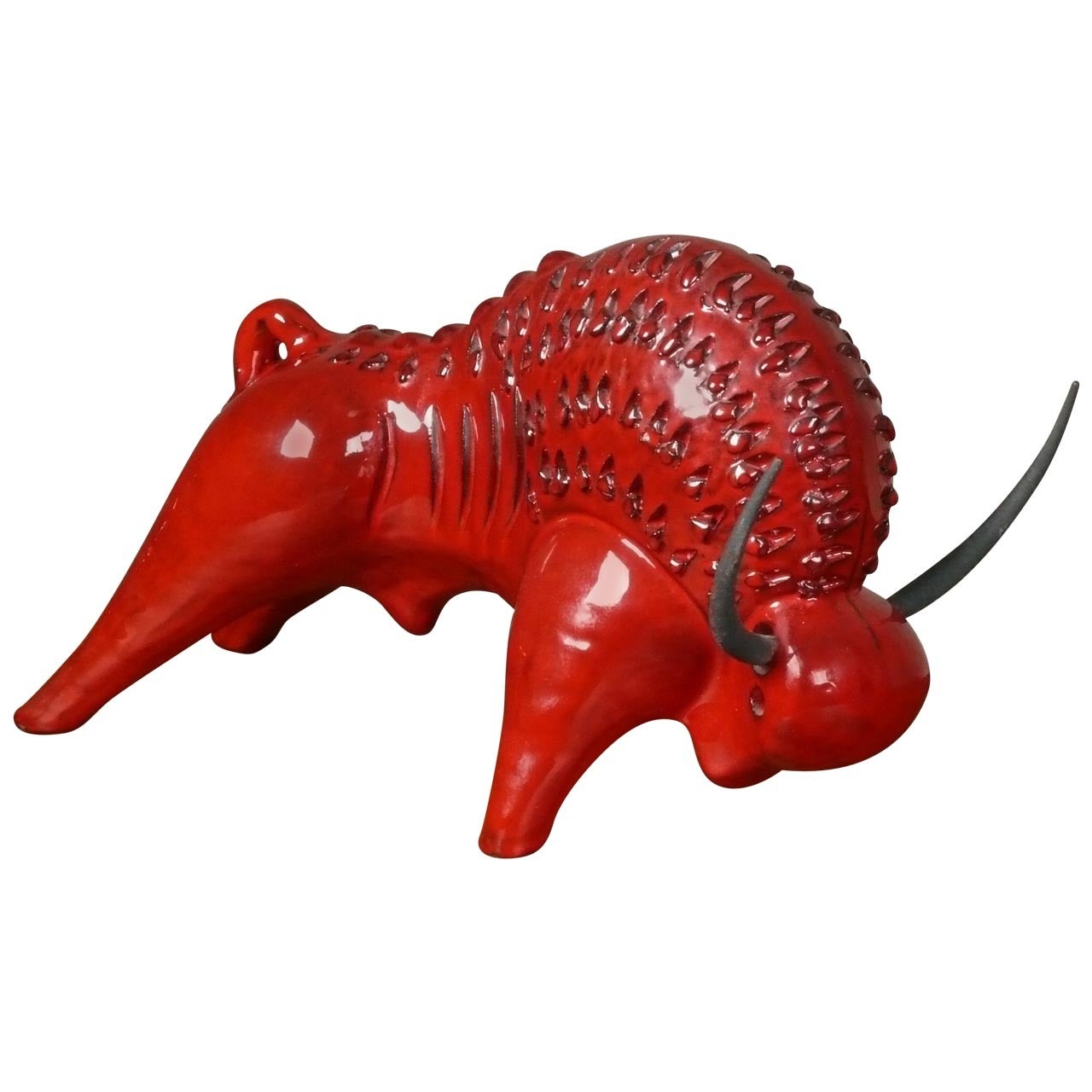 Dynamic Bull Figure by Alvino Bagni for Raymor