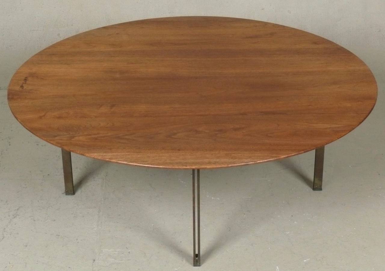 Mid-Century Modern Florence Knoll Parallel Bar Cocktail Table