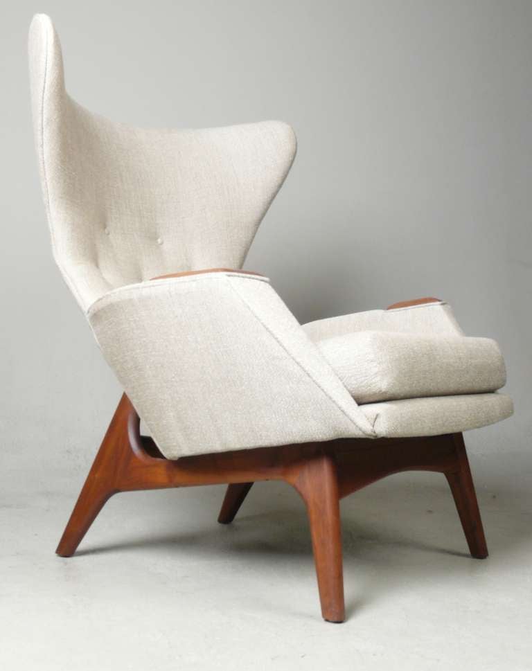 American Adrian Pearsall for Craft Associates Modern Wingback Chair