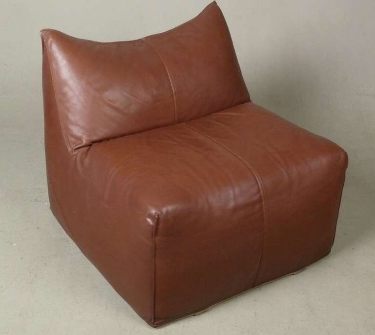 "Le Bambole" Leather Chair by Mario Bellini for B&B Italia