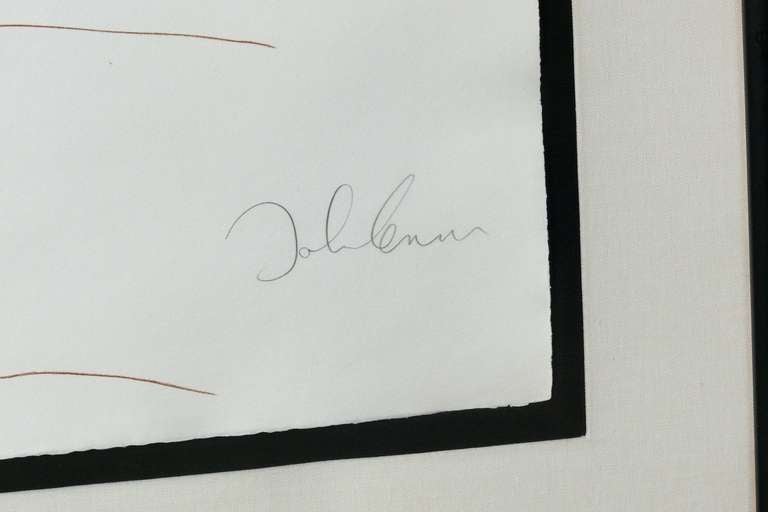 john lennon bag one lithographs