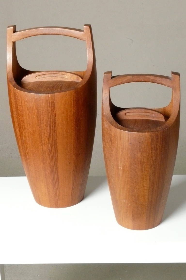 Mid-20th Century Large Collection of Jens Quistgaard for Dansk Teak Serveware and Pepper Mills