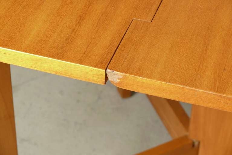Birch George Nelson for Heman Miller Drop Leaf Dining Table
