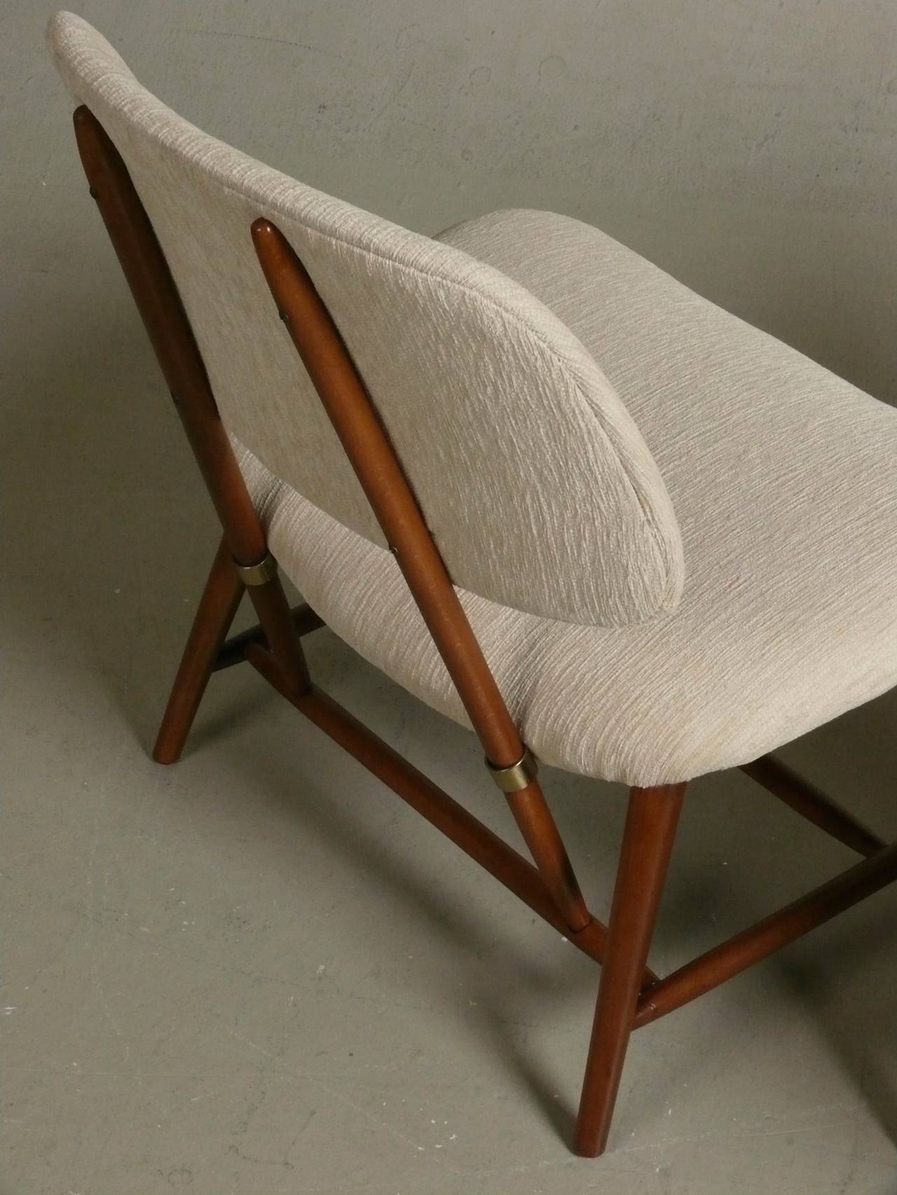 Pair of 1950s Alf Svensson Te Ve Chairs for Dux, Sweden 2