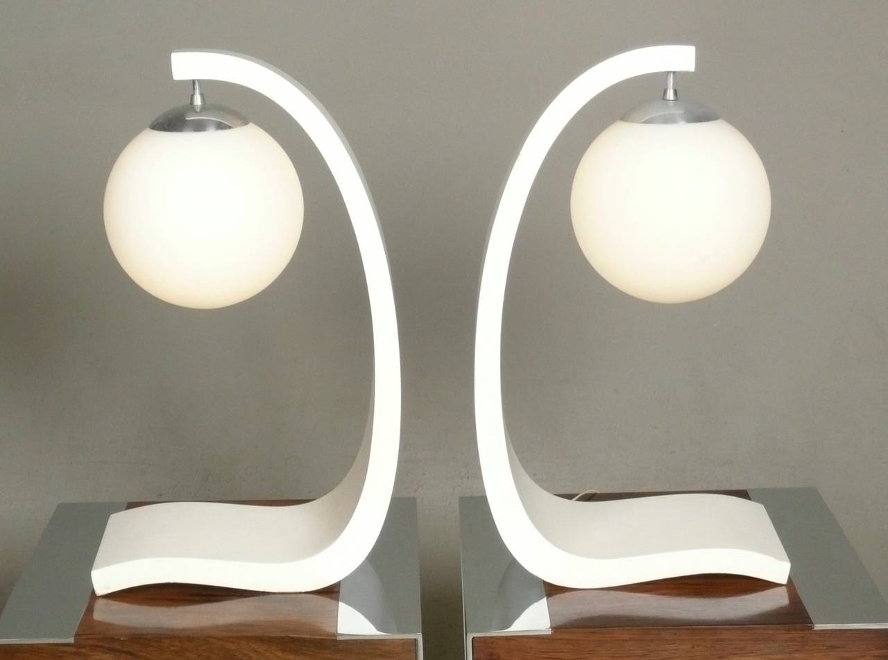 Pair of Modeline Table Lamps 2