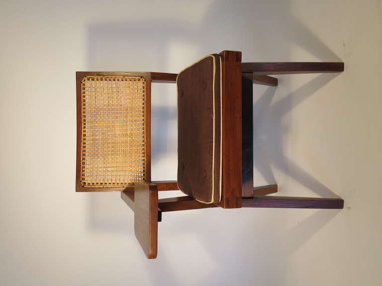 Indian Pierre Jeanneret Writing Chair
