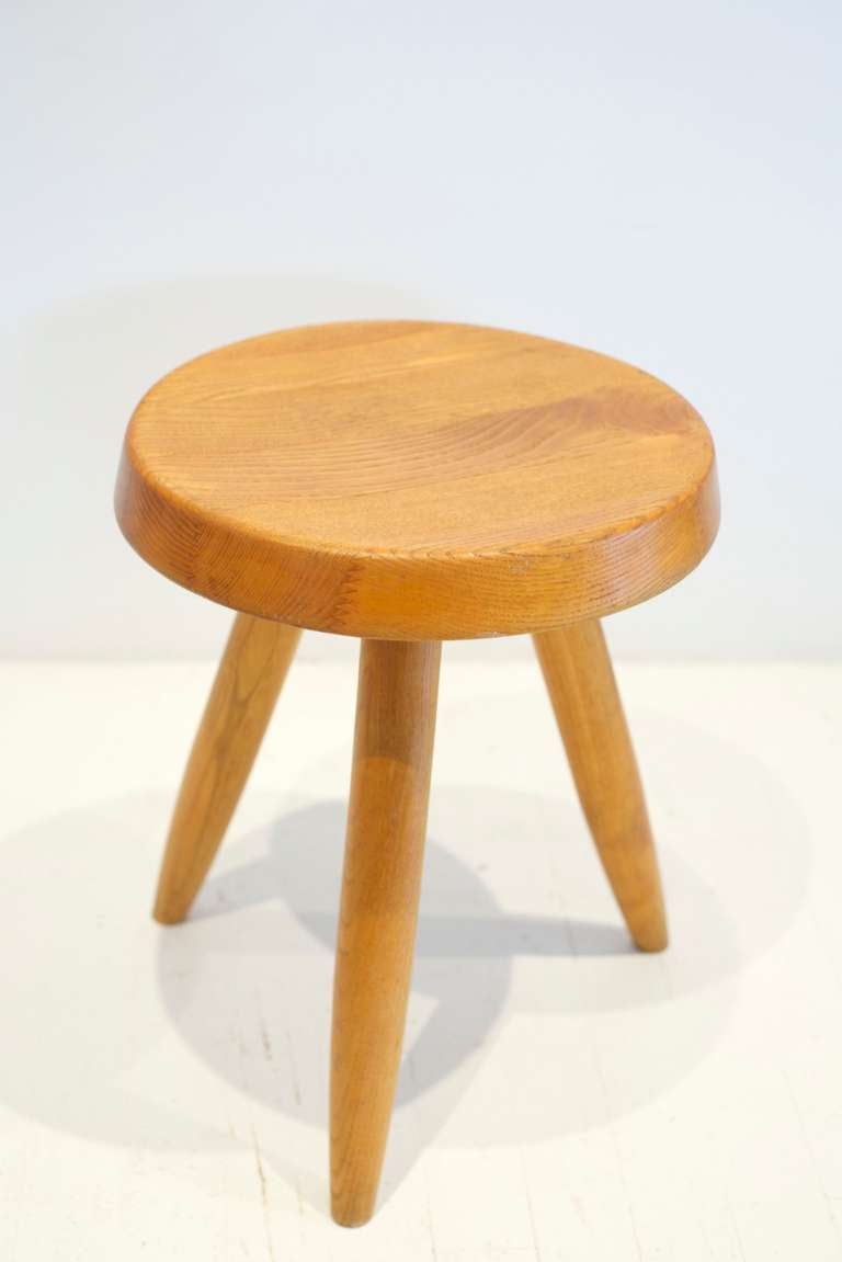 Mid-Century Modern Charlotte Perriand Medium High Stool