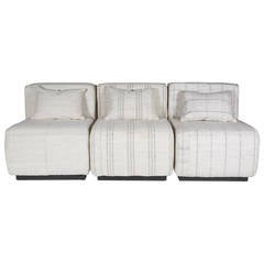 Modular Sofa by ASH NYC with Limited Woven Accents Kilim Upholstery 10