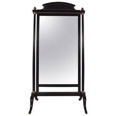 19th Century, French Psyche Mirror 6