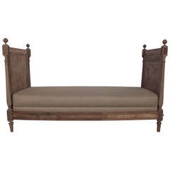 19th Century French Louis XVI Daybed 6