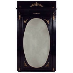 Antique French Empire Style Mirror
