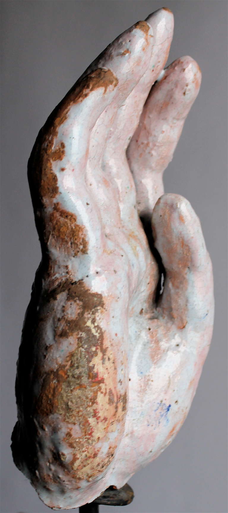 Austrian Vally Wieselthier Ceramic Hand Fragment from the Wiener Werkstatte showroom NYC