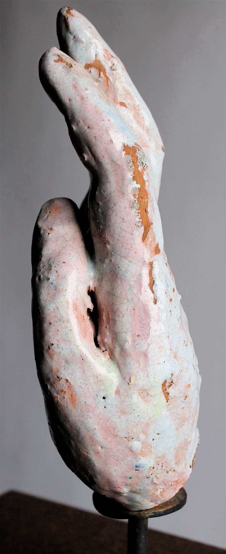 Vally Wieselthier Ceramic Hand Fragment from the Wiener Werkstatte showroom NYC In Good Condition In Chicago, IL