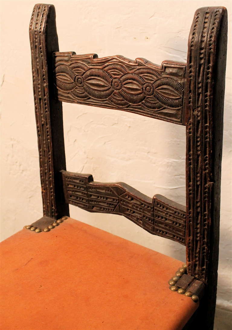 Algerian Spanish Colonial Child's Chair