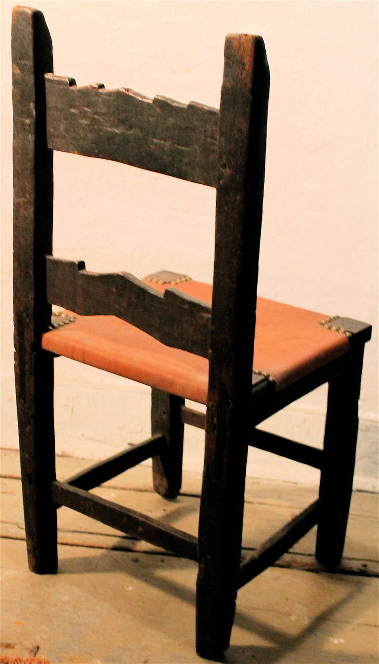 18th Century and Earlier Spanish Colonial Child's Chair