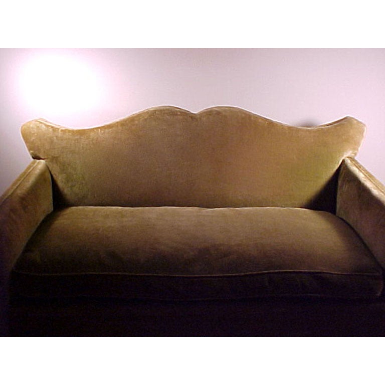 Mid-Century Modern Vintage Mid-Century Designer Sofa Manner Tommi Parzinger Hollywood Regency