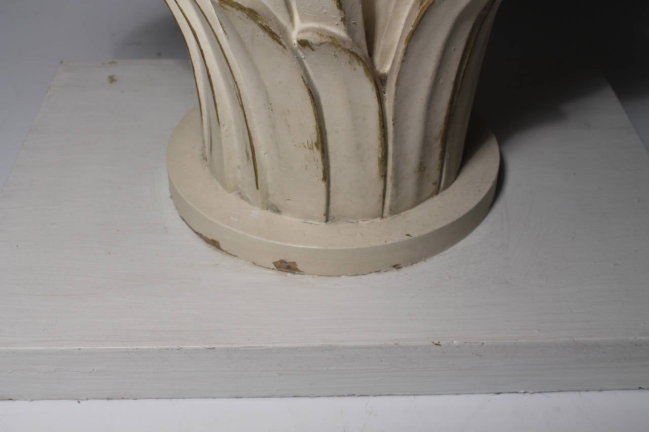 20th Century Plaster Console manner Emilio Terry Serge Roche Dorothy Draper (Pair Available)