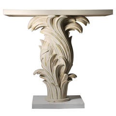 Plaster Console manner Emilio Terry Serge Roche Dorothy Draper (Pair Available)