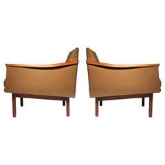 Arthur Umanoff Pair of Lounge Chairs Madison Furniture