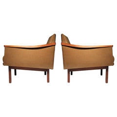 Arthur Umanoff Pair of Lounge Chairs Madison Furniture