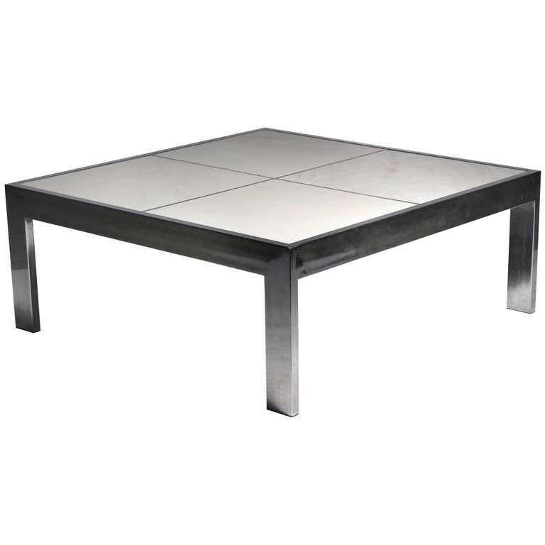 Milo Baughman DIA Coffee Table Signed With Label For Sale At 1stdibs
