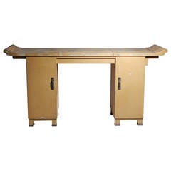 Custom Vanity Console Table Desk / Asian Parzinger Frankl Mont Karl Springer
