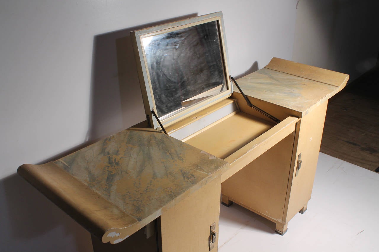 Custom Vanity Console Table Desk / Asian Parzinger Frankl Mont Karl Springer 4