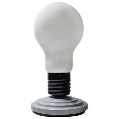 Oversized Pop Art Post Modern Memphis Glass Light Bulb Lamp