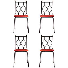 Set of Four Salterini Dinette Chairs, Attributed to Maurizio Tempestini 3