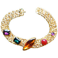 Domenique Aurientis Gem Collar Necklace