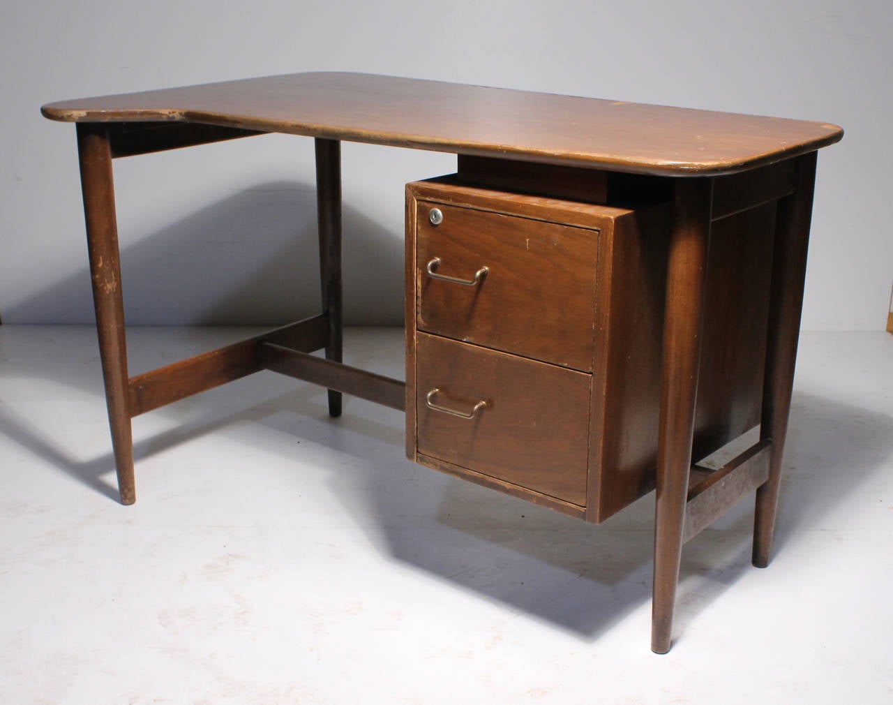 20th Century American of Martinsville Desk by Merton Gershun Desk from the 
