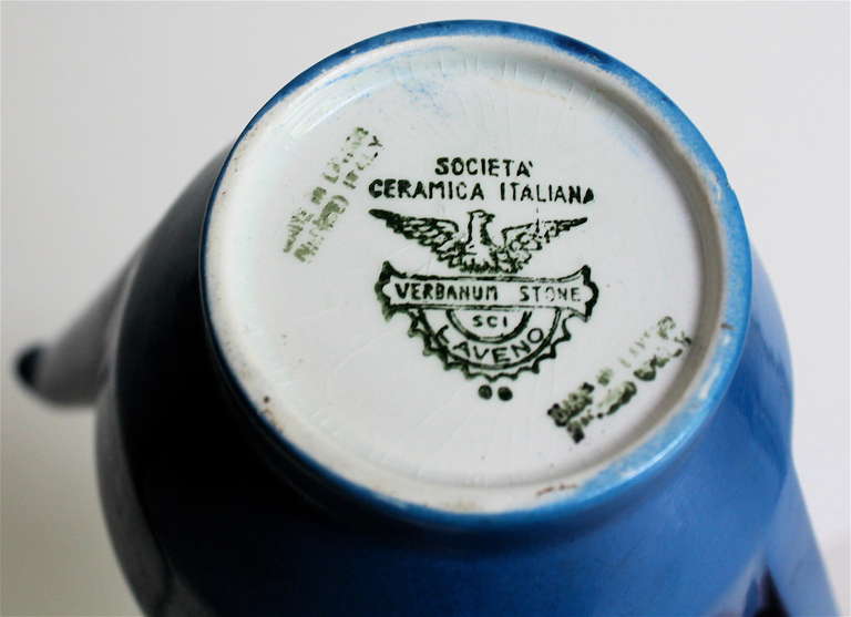 Guido Andlovitz S.C.I.  Societa Ceramica Italiana Demi-Tasse Set 3