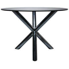 Chrome Jack Dinette Table Attributed to Milo Baughman