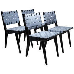 Jens Risom set of 4 Knoll Chairs