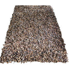 Tappeto "Gallop Tweed" di Jack Lenor Larsen, rivestito a mano