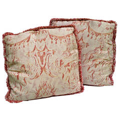 Pair of Vintage Mariano Fortuny Pillows, "Mazzarino" 2