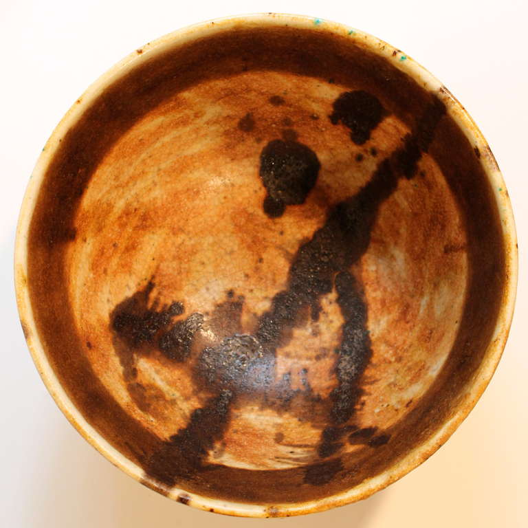 Mid-20th Century Gamboni Large Ceramic Bowl