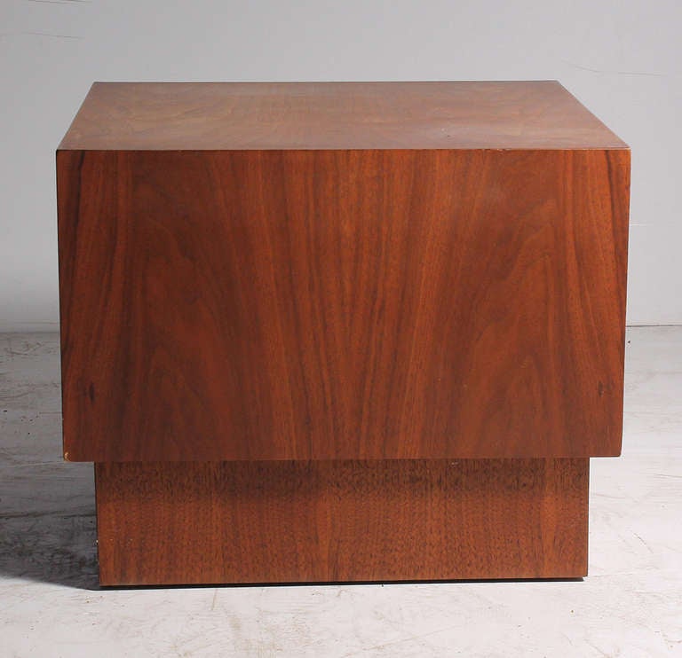 Mid-Century Modern Adrian Pearsall Pair Of End Tables Or Night Stands / milo baughman dunbar style