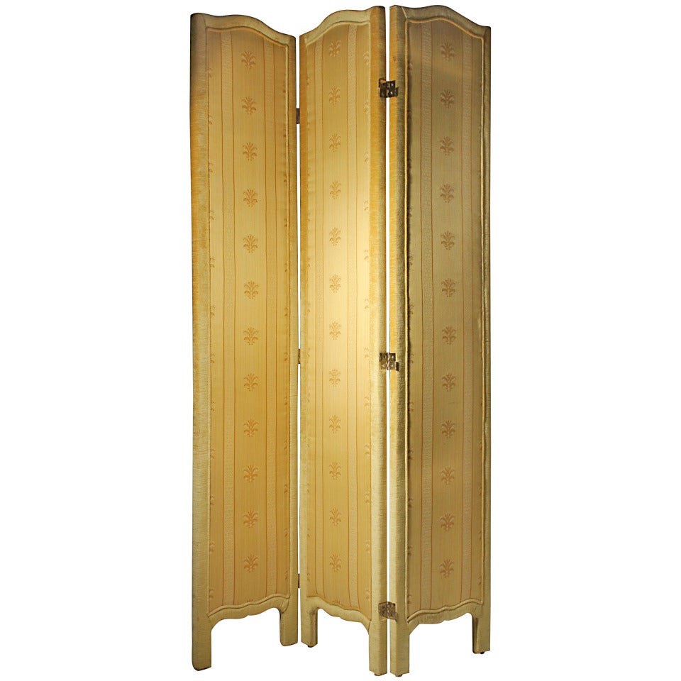 Custom Hollywood Regency French Style Screen Room Divider