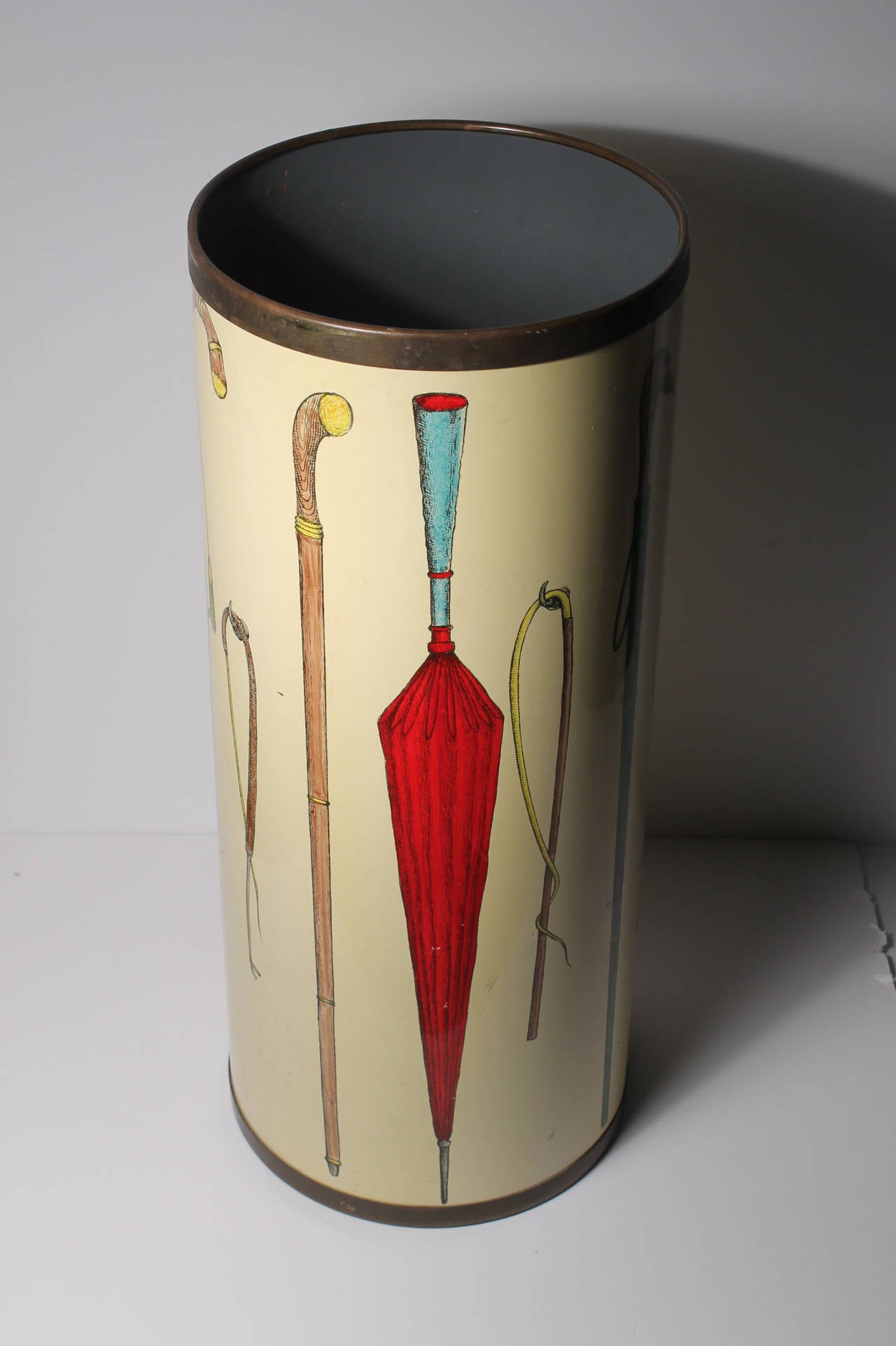 20th Century Beautiful Vintage Umbrella Stand by Bucciarelli Milano Italy / Piero Fornasetti