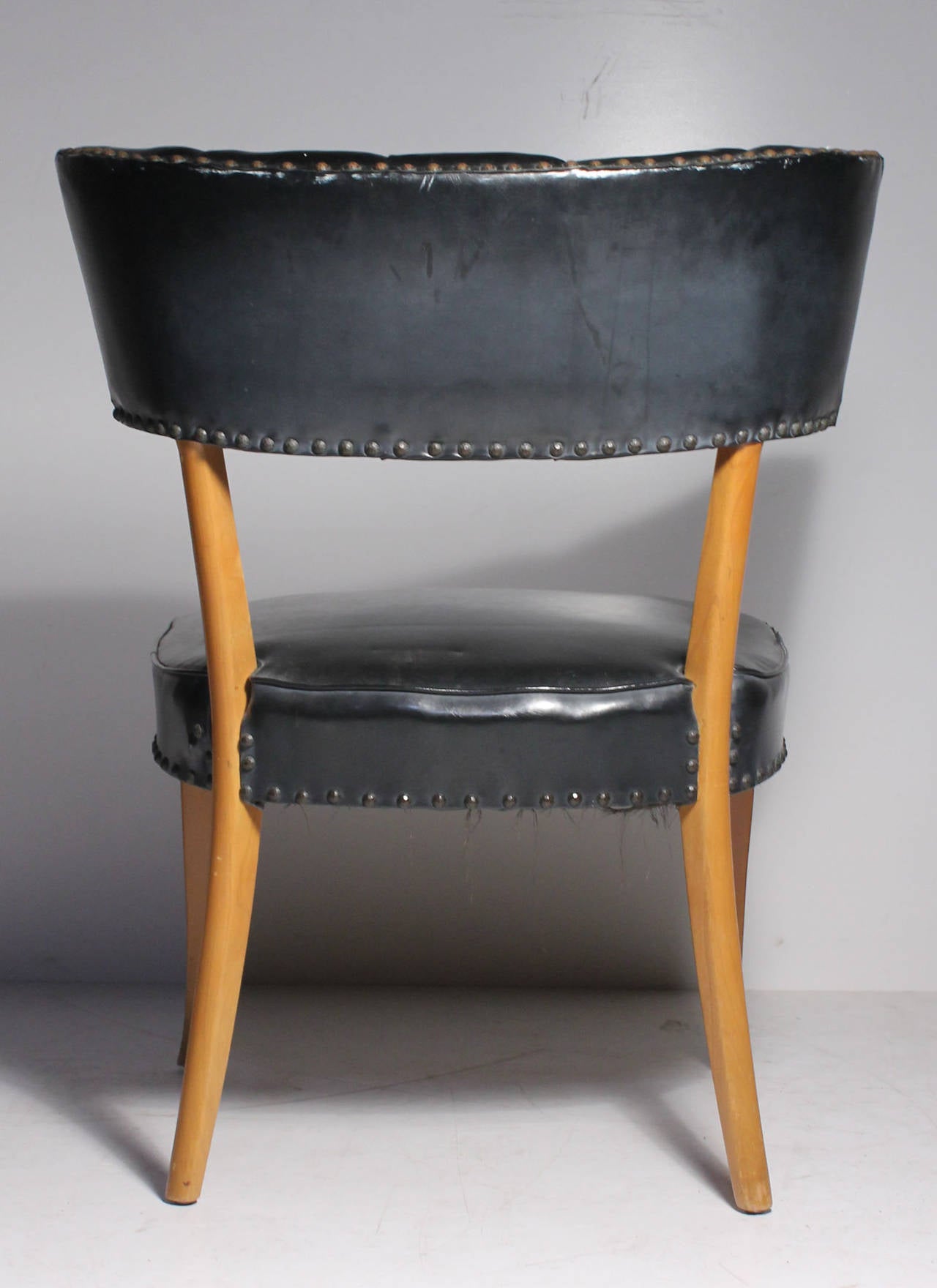 American Vintage Grosfeld House Desk or Occasional Chair in Robsjohn-Gibbings Manner